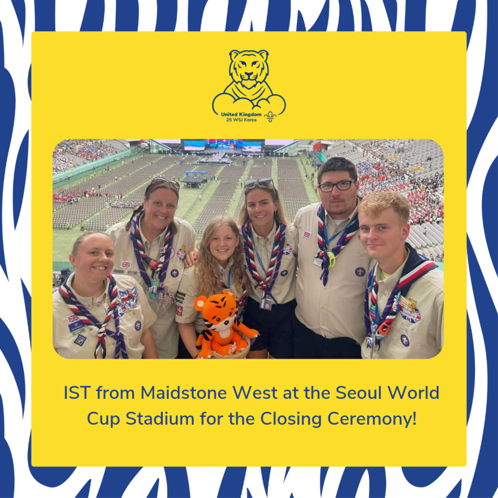 Maidstone West IST At The Closing Ceremony!